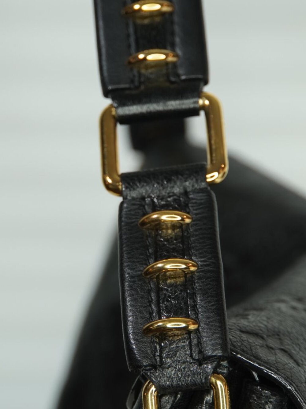 Louis Vuitton Rubel Monogram Empreinte Black Leather Shoulder Bag 2009 - Picture 14 of 16